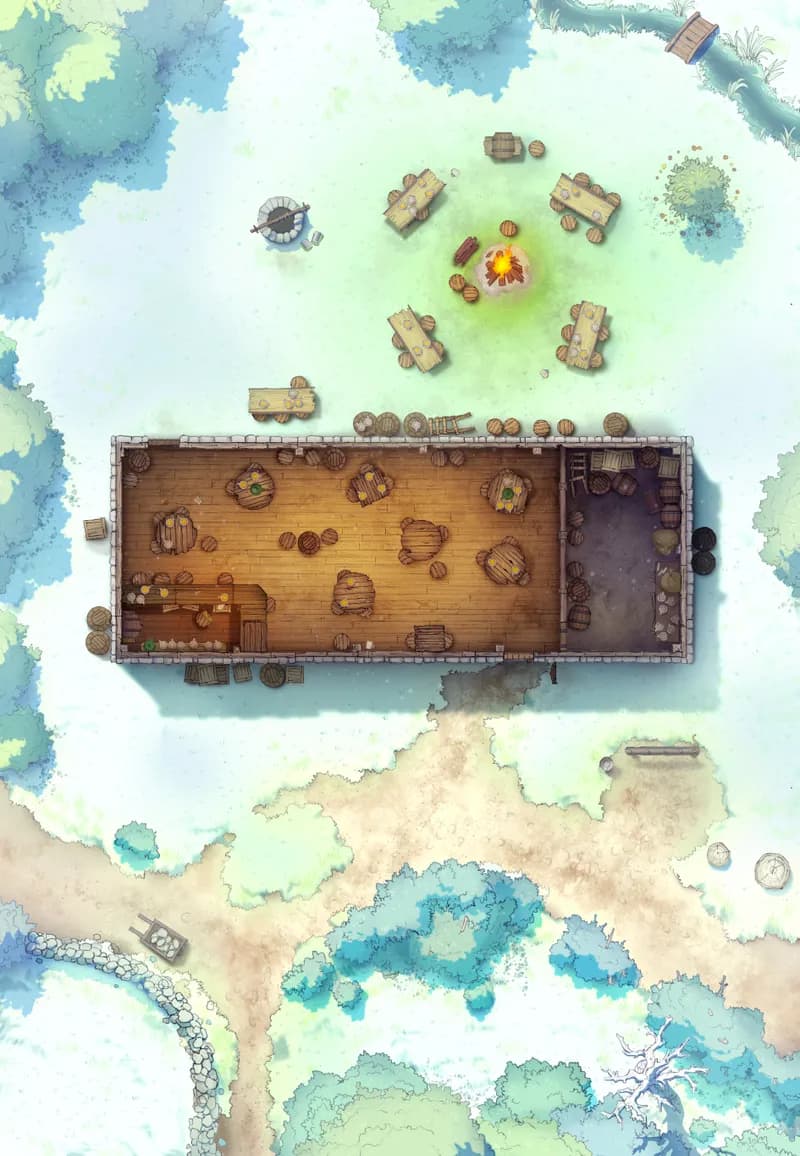 Ages of the Vale: Tavern map, Indoors Winter Day variant thumbnail