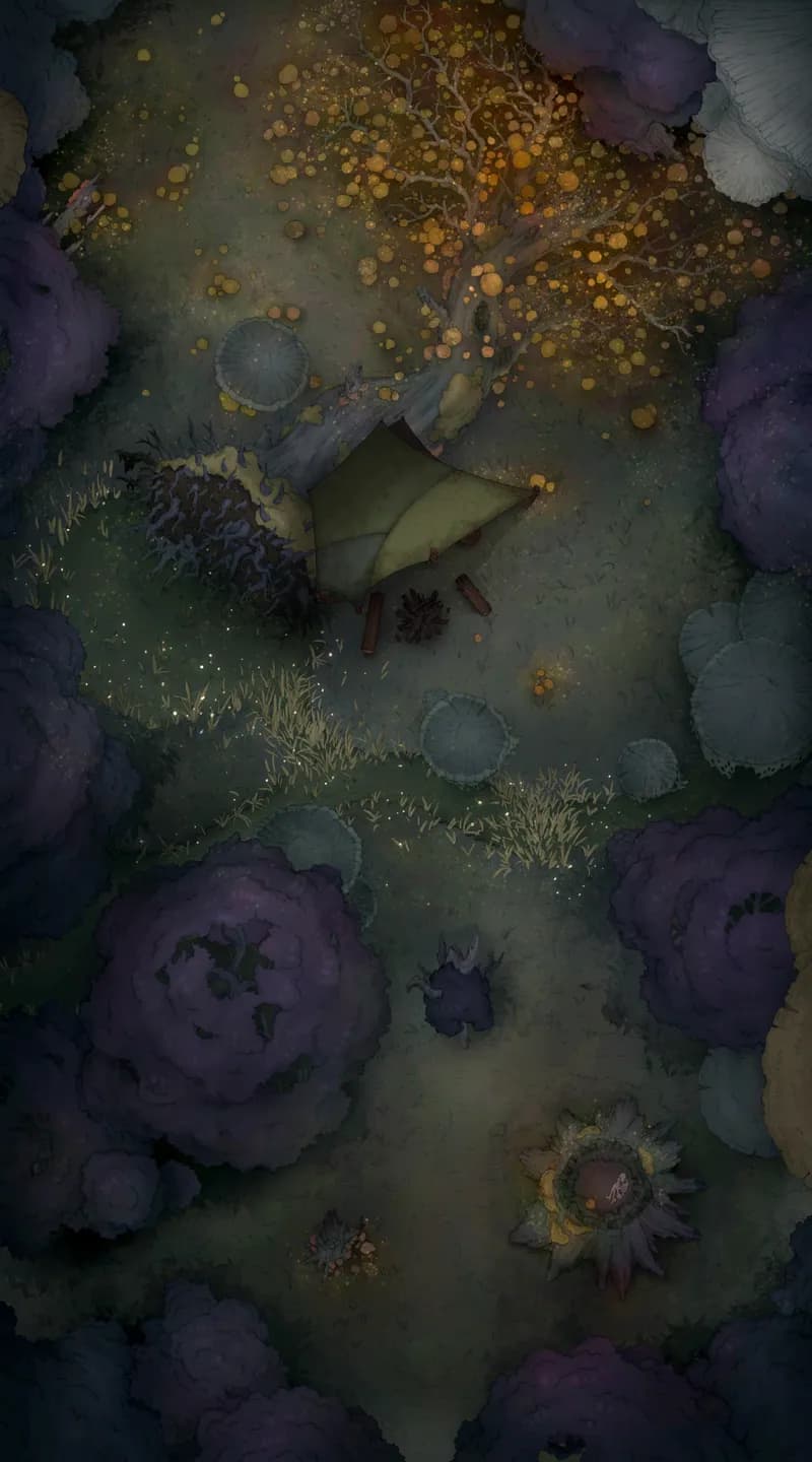 Depths of the Festerwood map, Campfire Day variant thumbnail