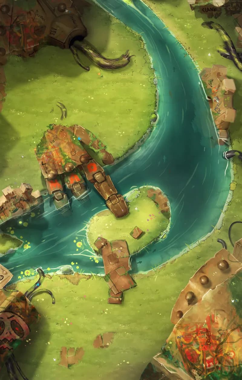 Warforged Titan Scrapyard map, Graffiti variant thumbnail