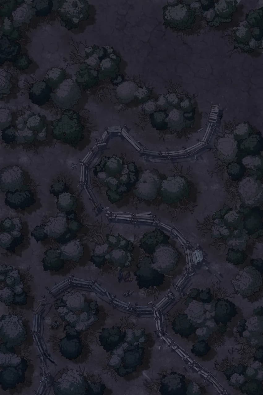 Mangrove Forest map, Drought Night variant thumbnail