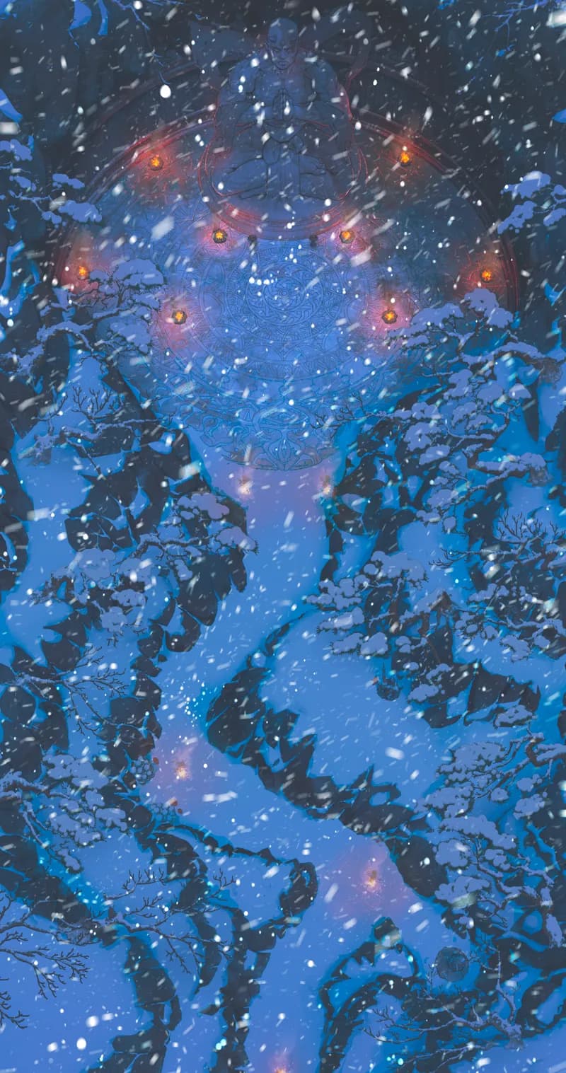Cave Temple map, Winter variant thumbnail