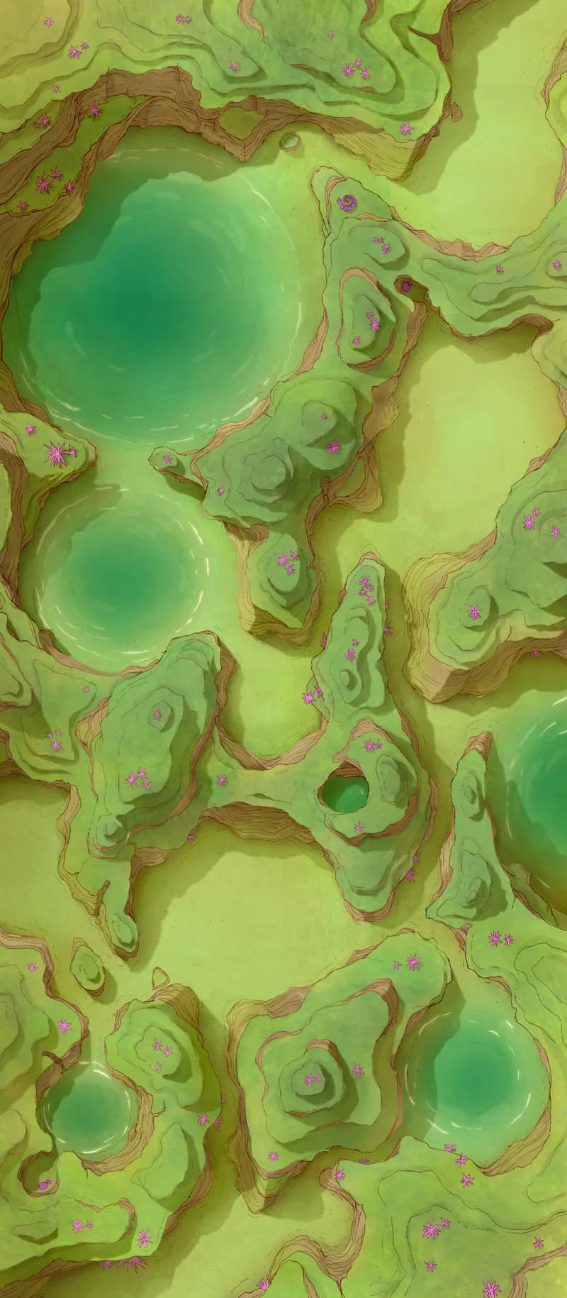 Antlion Canyon map, Grassland Day variant thumbnail