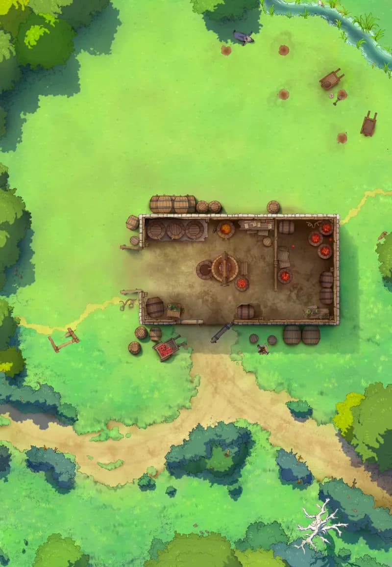 Ages of the Vale: Apple Press map, Indoors New Beginnings Day variant thumbnail