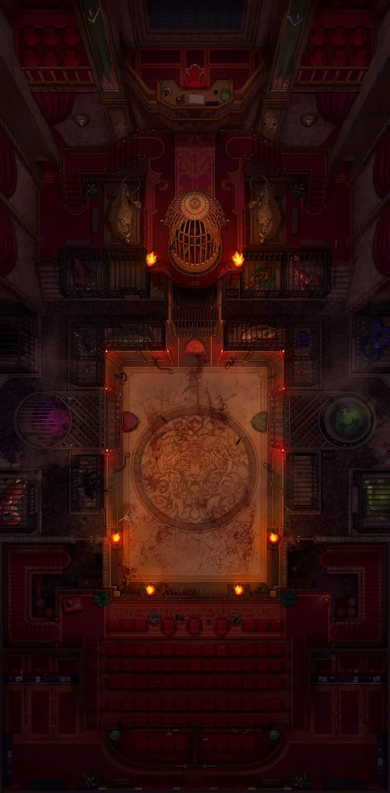 Monster Fighting Pit map, Original Night variant thumbnail