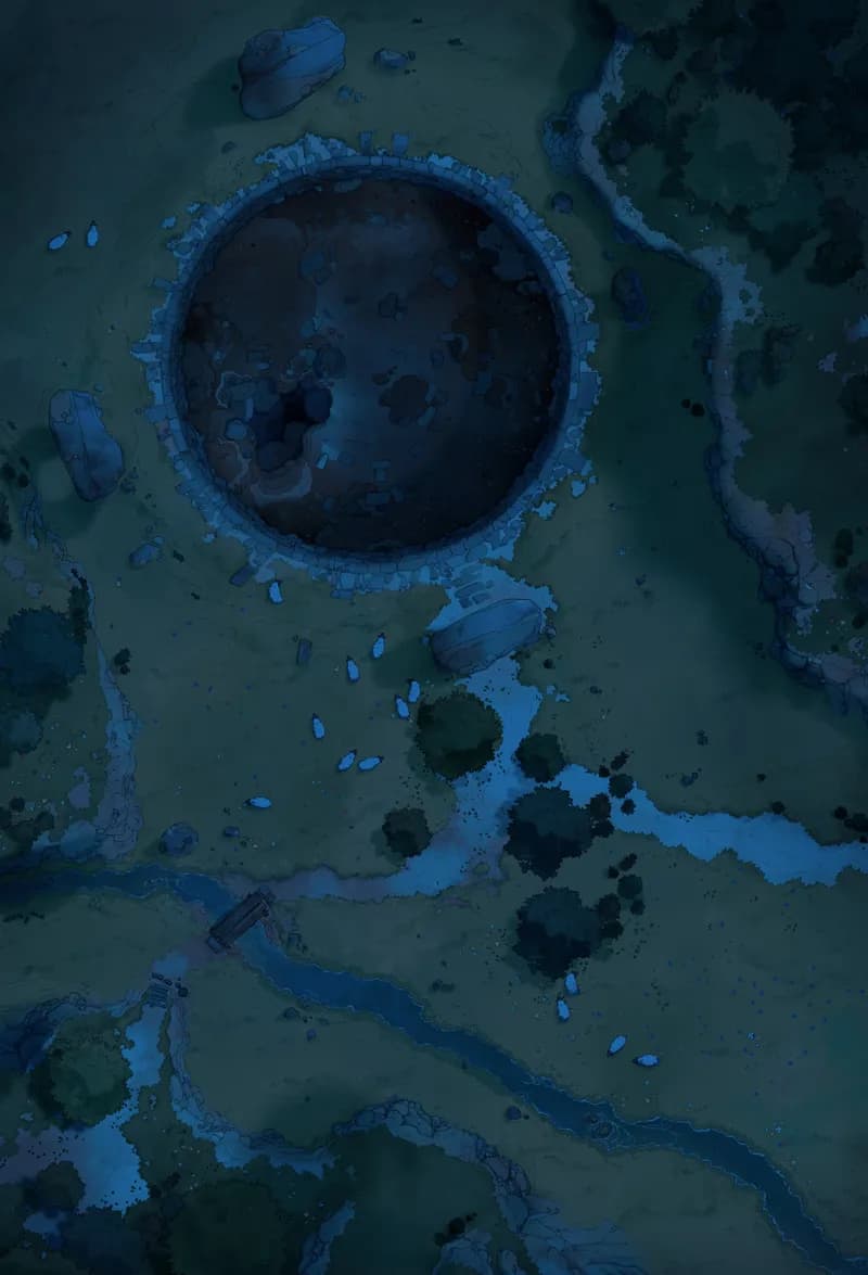 Burial Barrow map, No Bridge Night variant thumbnail