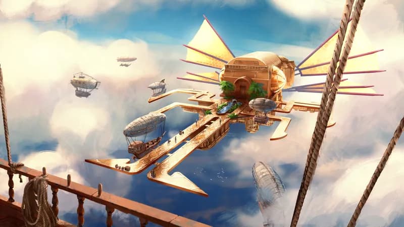 Airship Port map, Gold variant