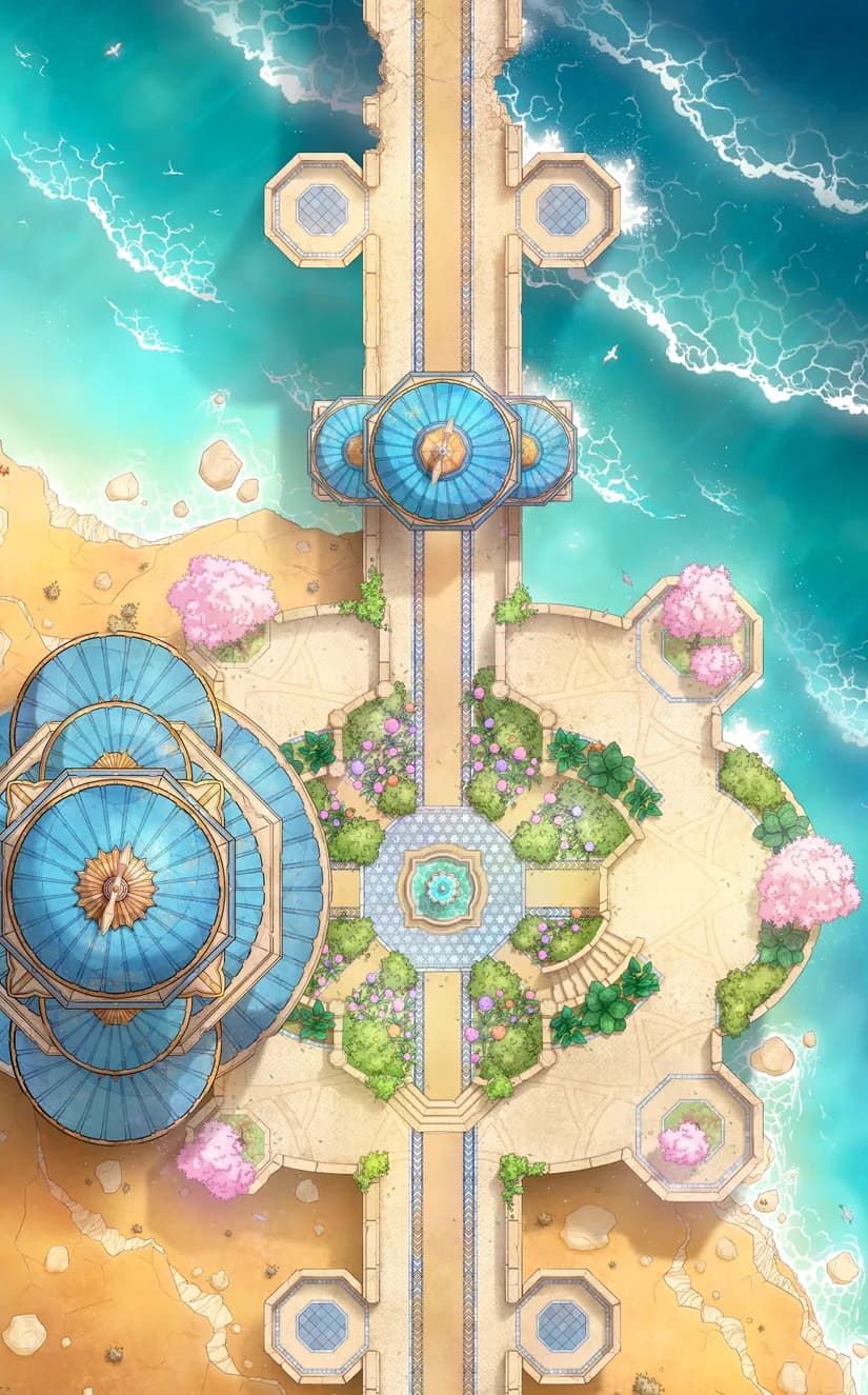 Djinn Gardens map, Spring Day variant thumbnail