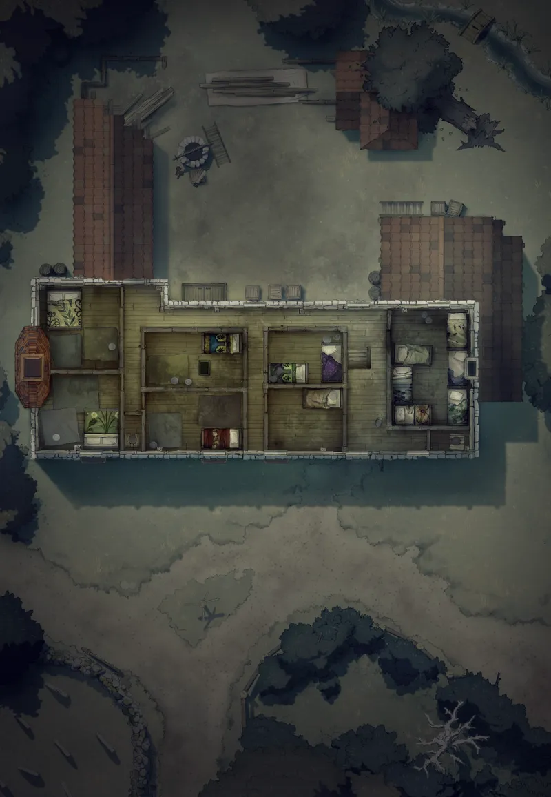 Ages of the Vale: Public House map, Upstairs Famine variant thumbnail