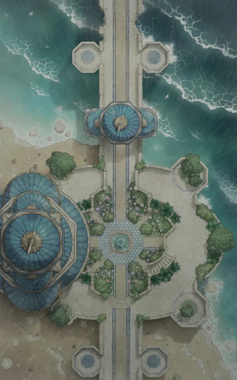 Djinn Gardens map, Rain variant thumbnail