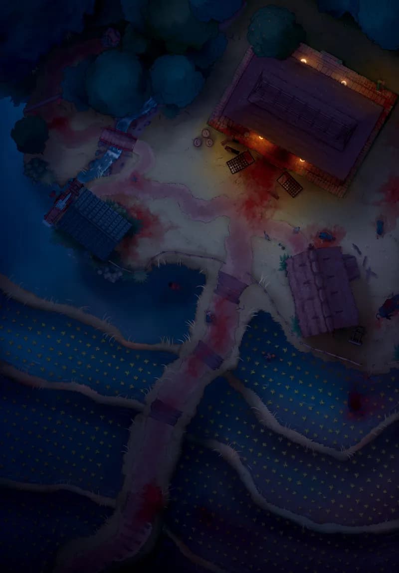 Oni Hideout map, Attack Night variant thumbnail