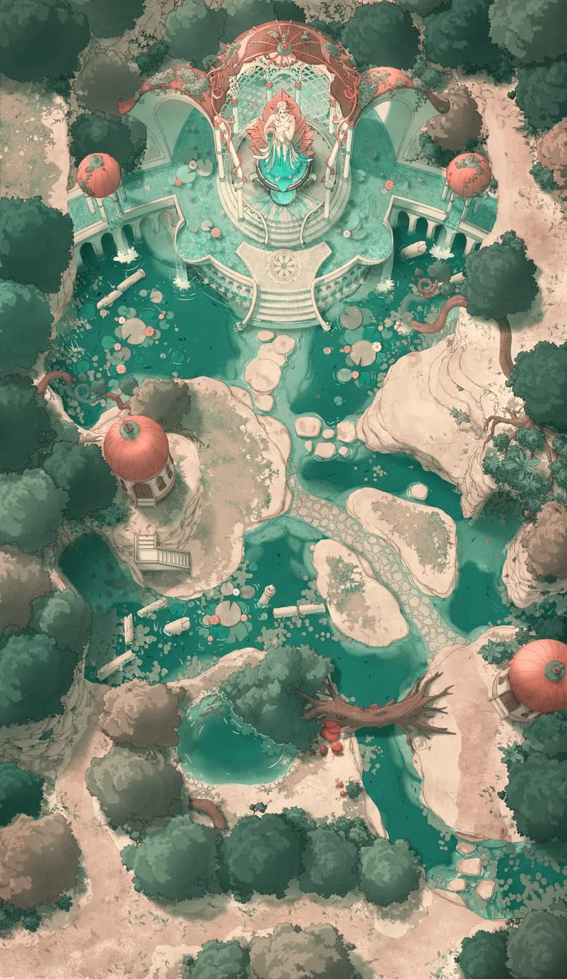 Nymph Fountain map, Before Time variant thumbnail