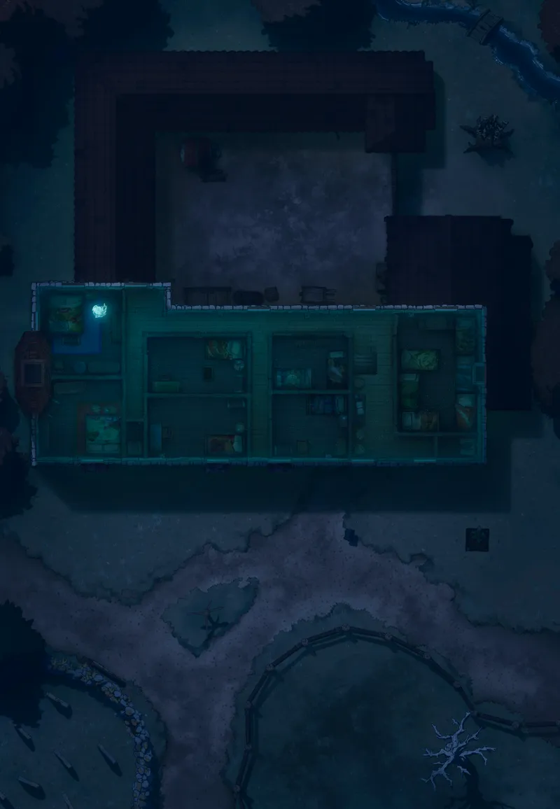 Ages of the Vale: Coaching House map, Upstairs Mysterious Ghost variant thumbnail