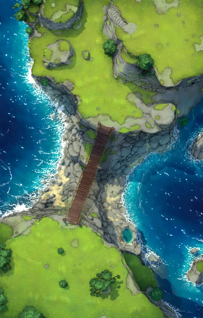 Ropebridge Chasm map, Bridge variant thumbnail
