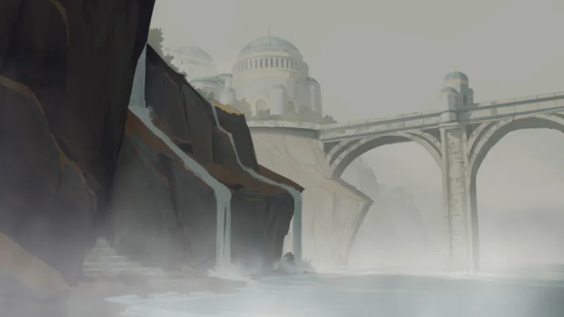 Djinn Gardens map, Fog Day variant