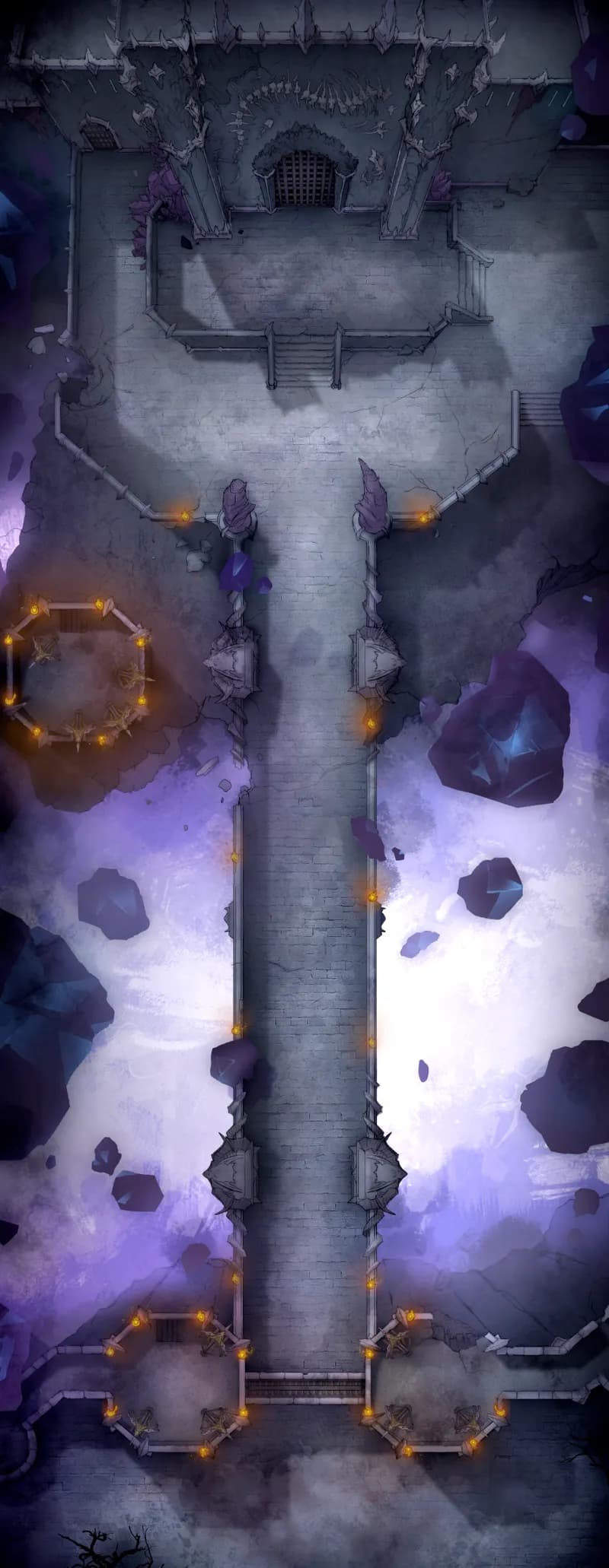 Shadowfell Fortress Bridge map, Guarded variant thumbnail