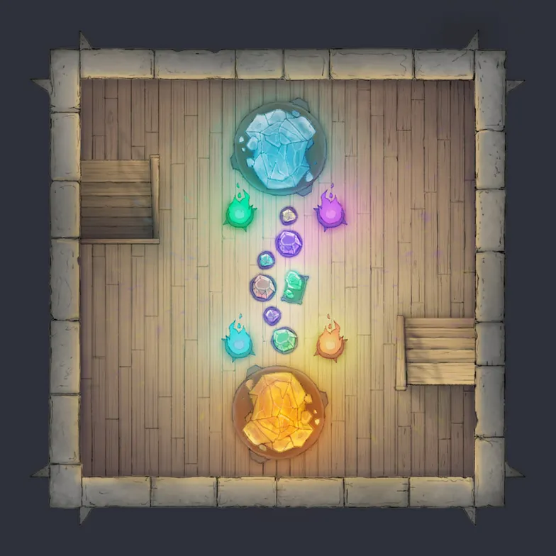 Magic Wizard's Tower map, Interior Floor 44 variant thumbnail