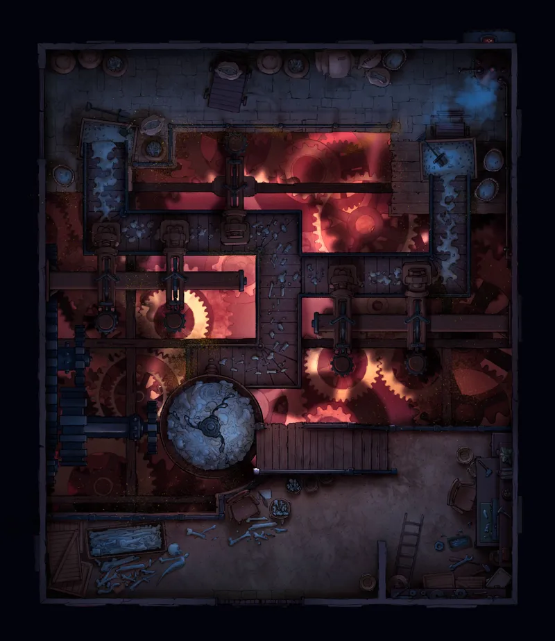 Bone Mill Interior map, Deep Industry variant thumbnail
