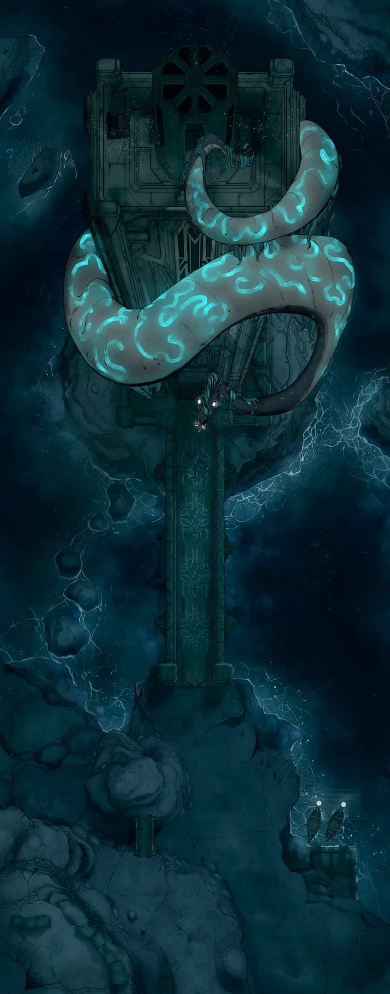Chthonic Lighthouse map, Blind Wyrm variant thumbnail