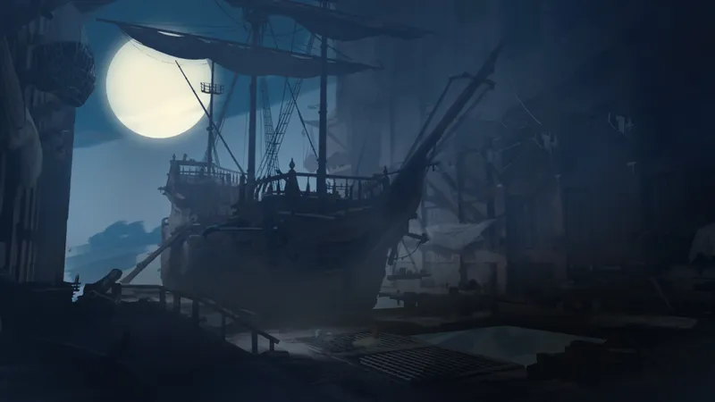 Secret Sailor Lair map, Sky Lair Night variant