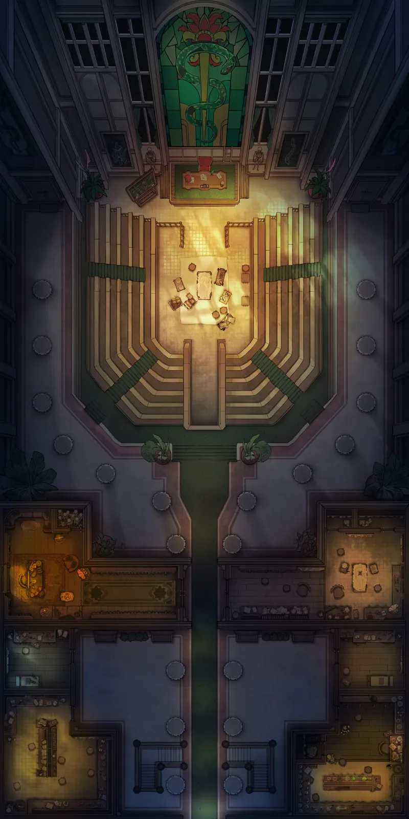 Experimental Surgery Theatre map, Floor 2 Original Night Class variant thumbnail