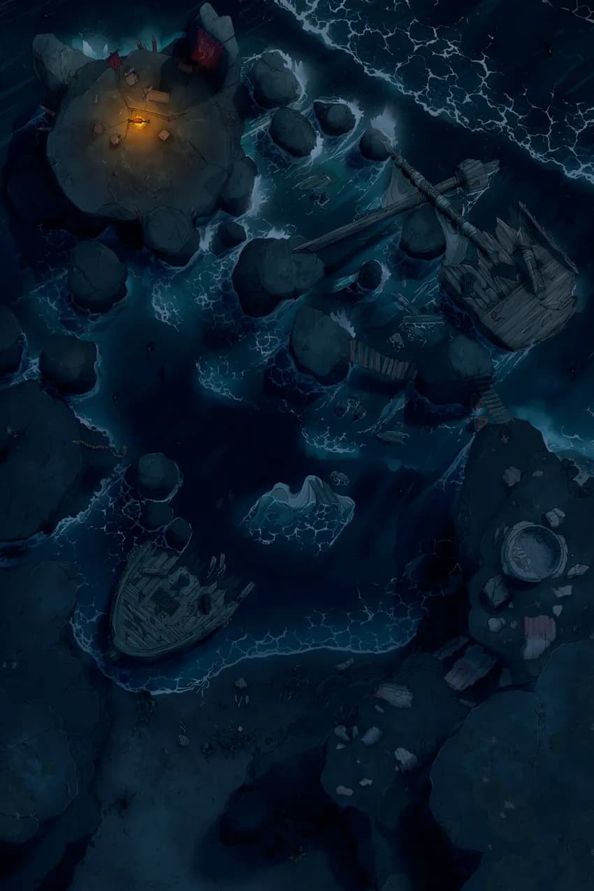 Harpy Cove map, Goblin Camp Night variant thumbnail