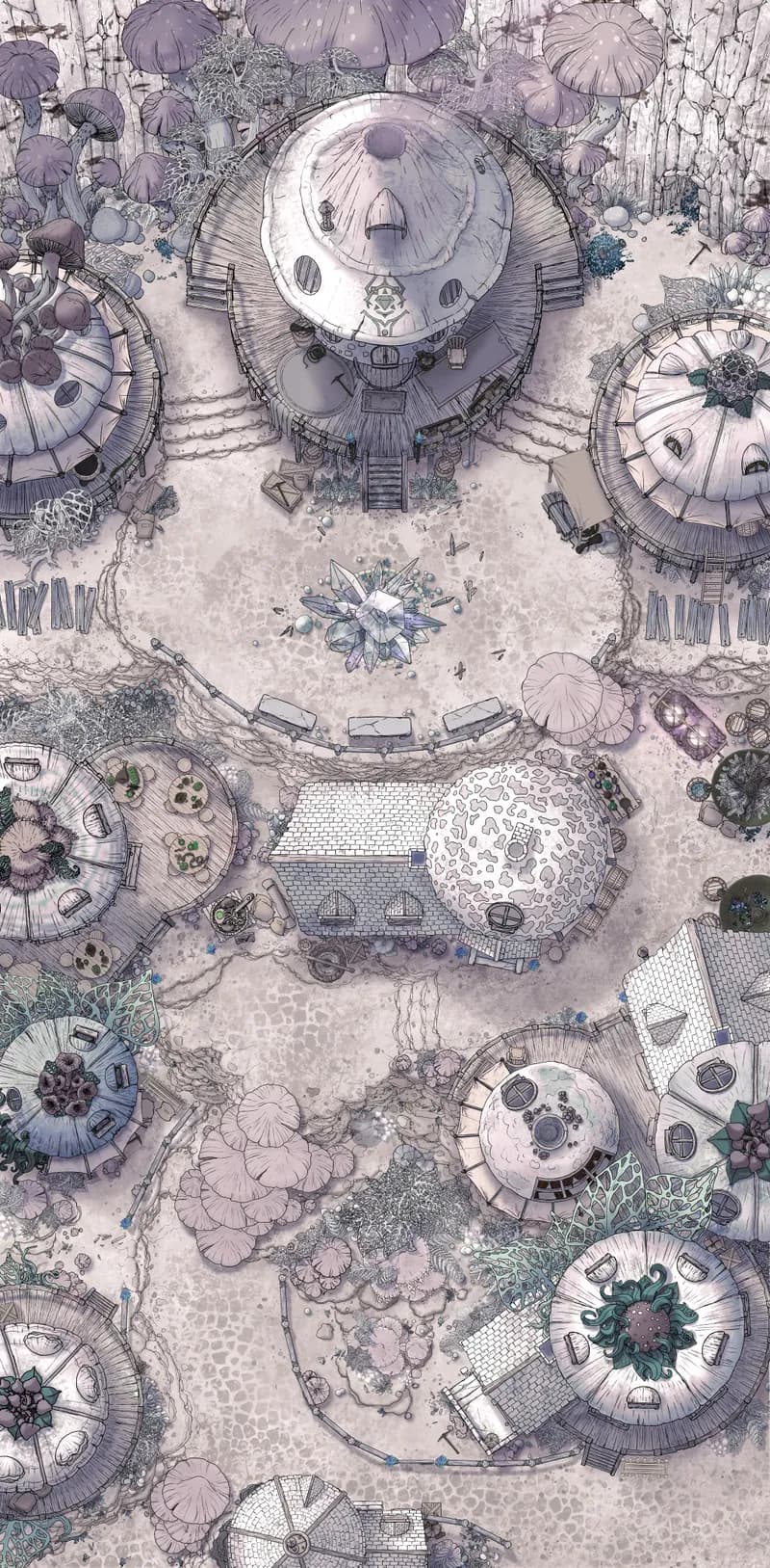 Gnome City Centre map, Bleached variant thumbnail