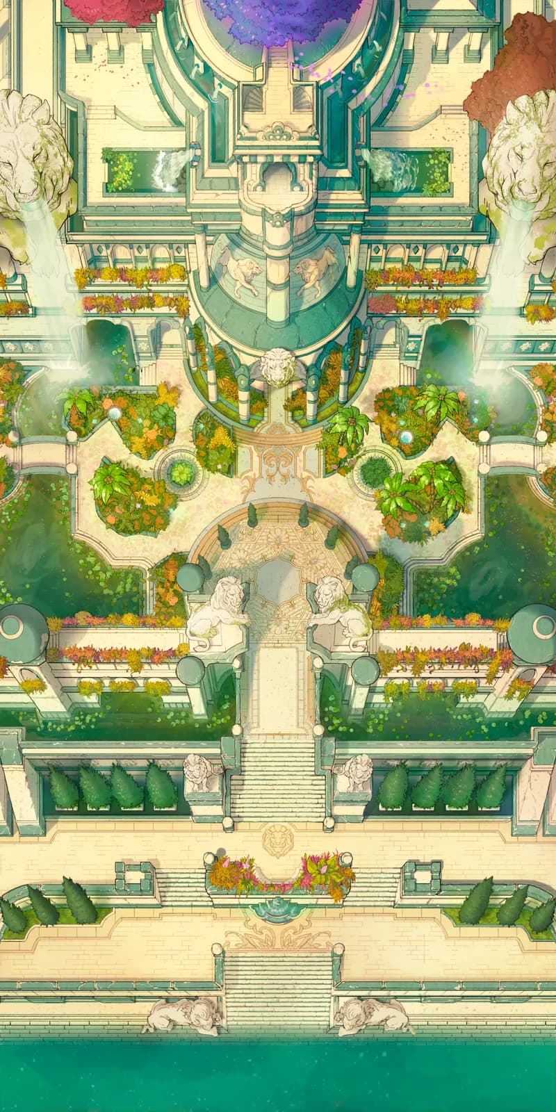 Hanging Gardens map, Autumn variant thumbnail