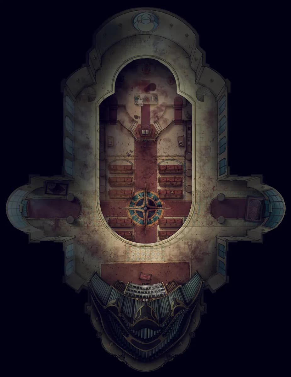 Solar Cathedral map, Massacre Top Floor variant thumbnail