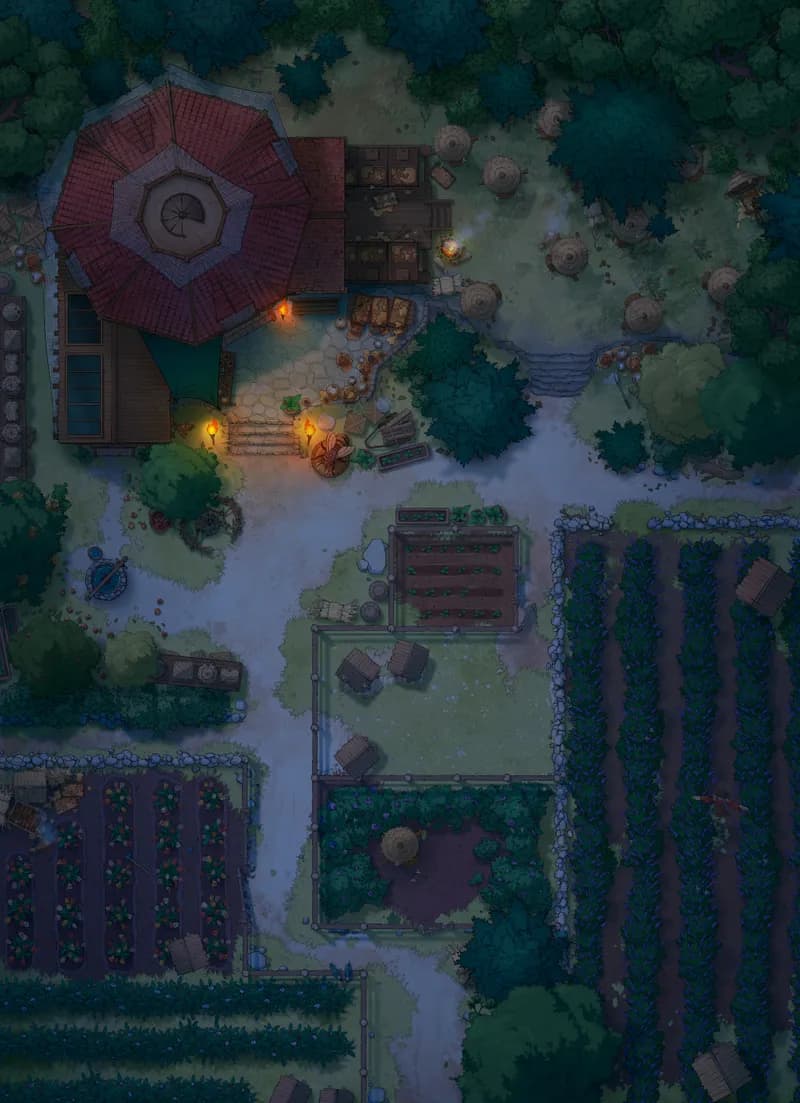 Tranquil Apiary map, Original Night Light variant thumbnail