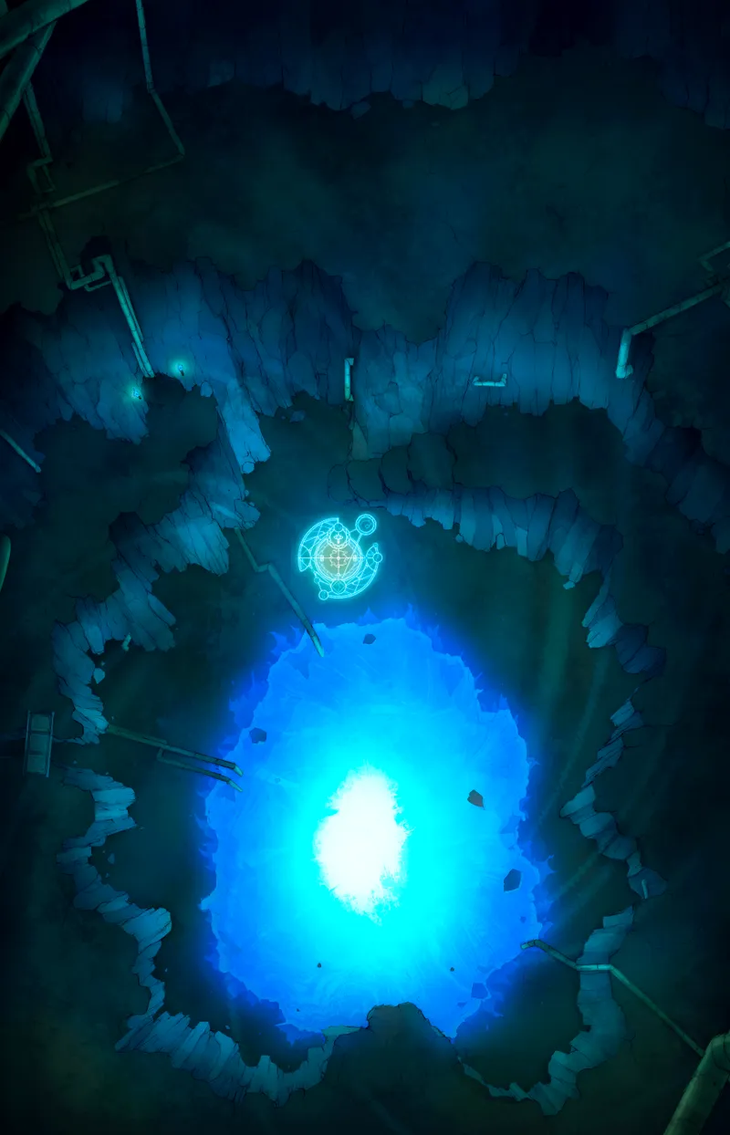 Geothermal Rift map, Blue Reaction variant