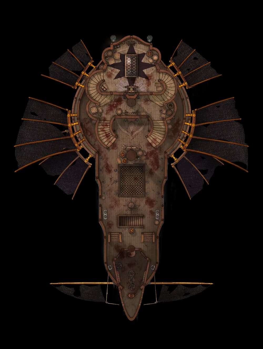 The Crystal Veil map, Massacre Pirate Level 4 variant thumbnail