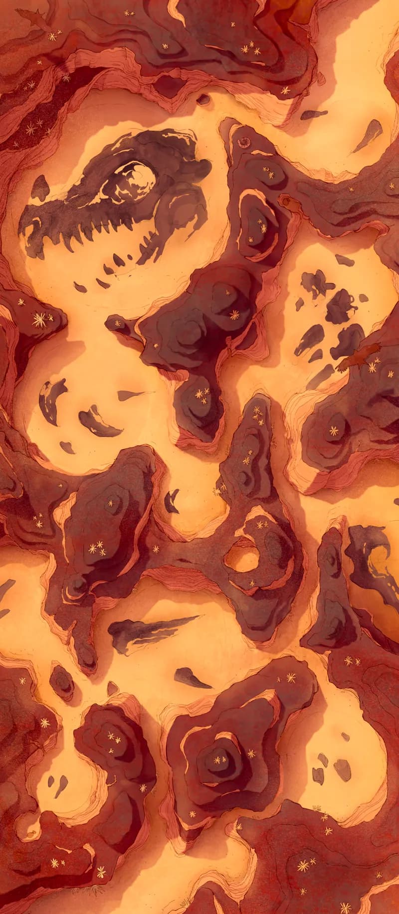 Antlion Canyon map, Fossils Day variant thumbnail