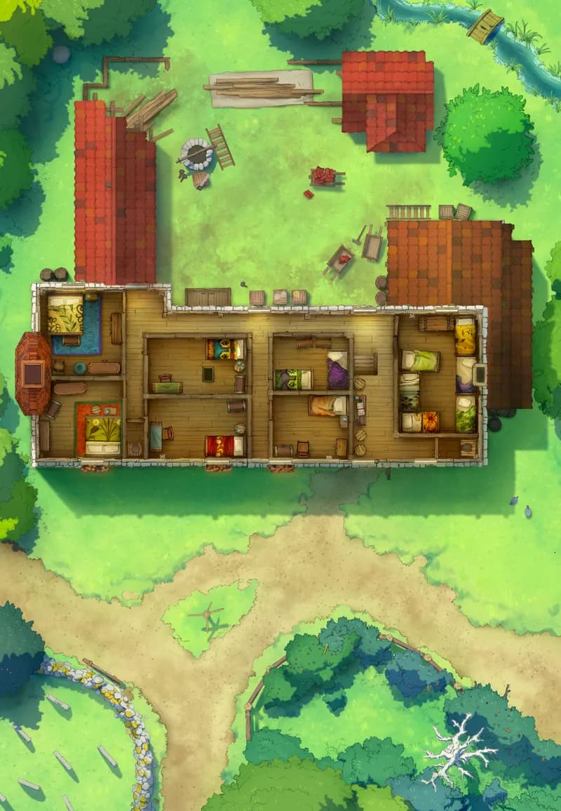 Ages of the Vale: Public House map, Upstairs Tax Hike Day variant thumbnail