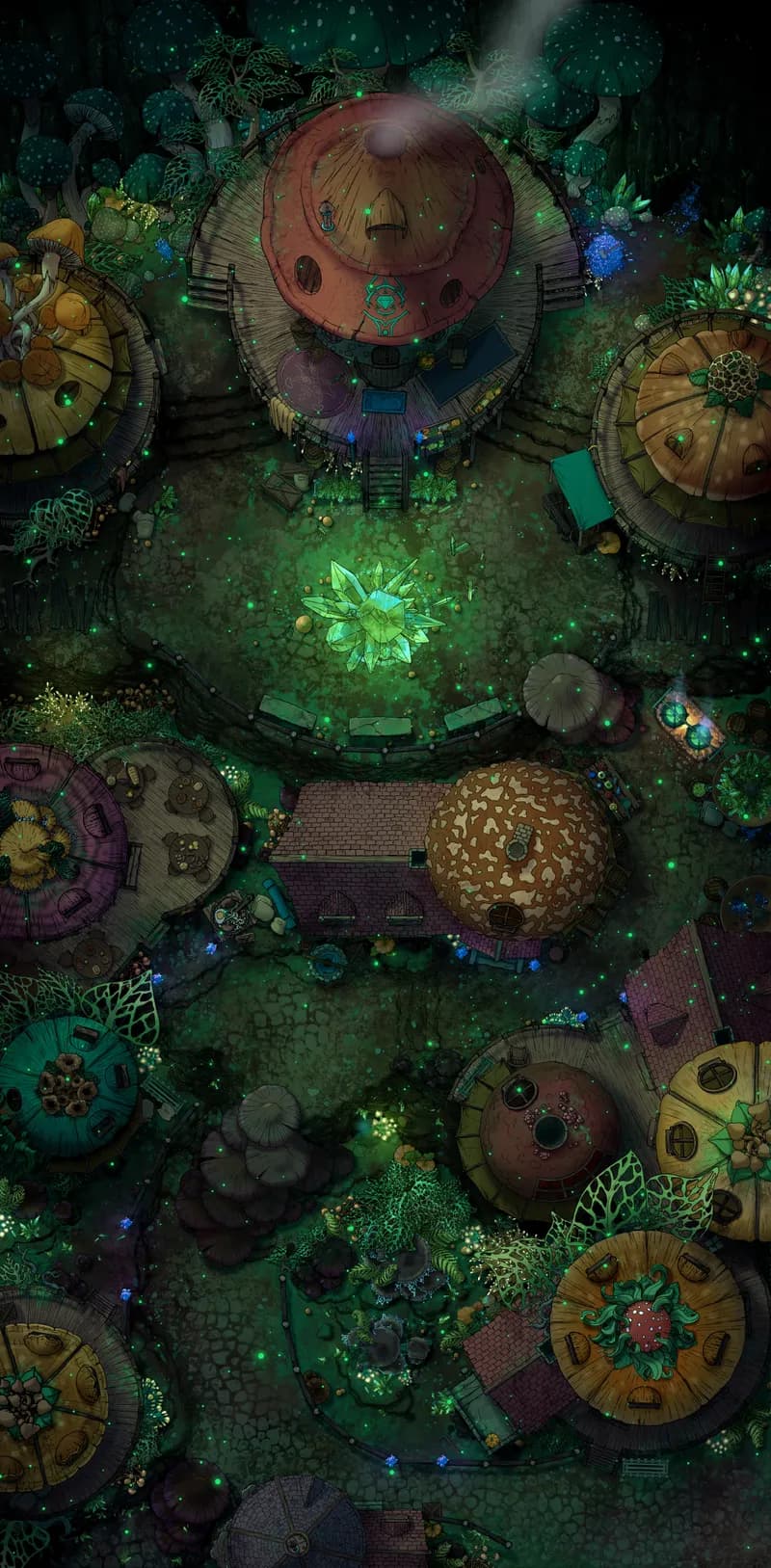 Gnome City Centre map, Fireflies variant thumbnail