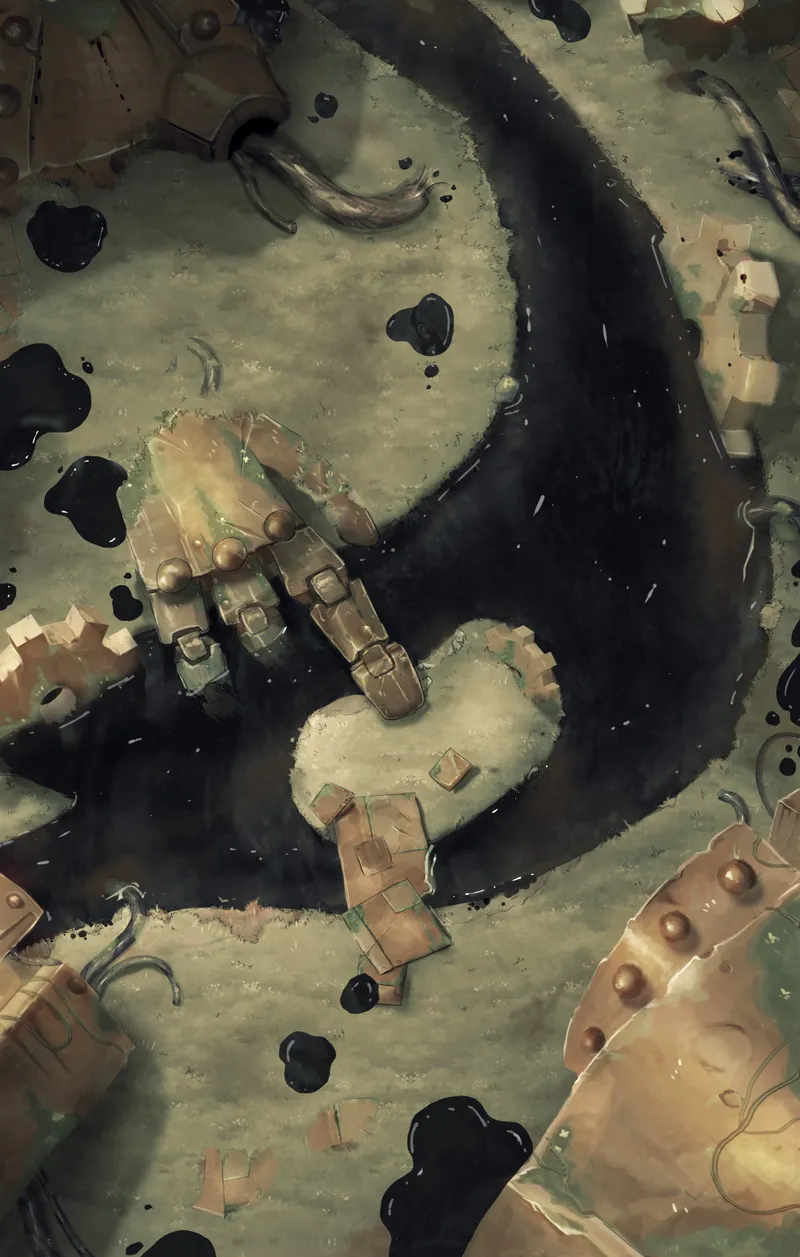 Warforged Titan Scrapyard map, Mournland variant thumbnail