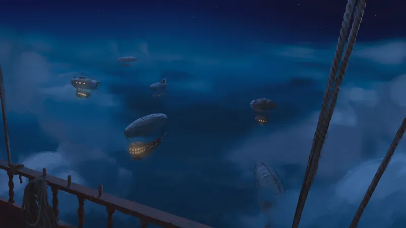 Airship Port map, Air Ships Night variant