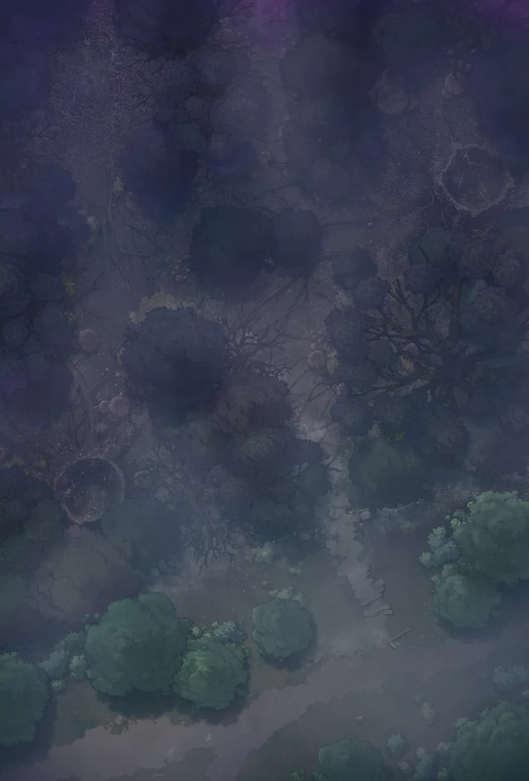 Dark Woods Edge map, Fog variant thumbnail