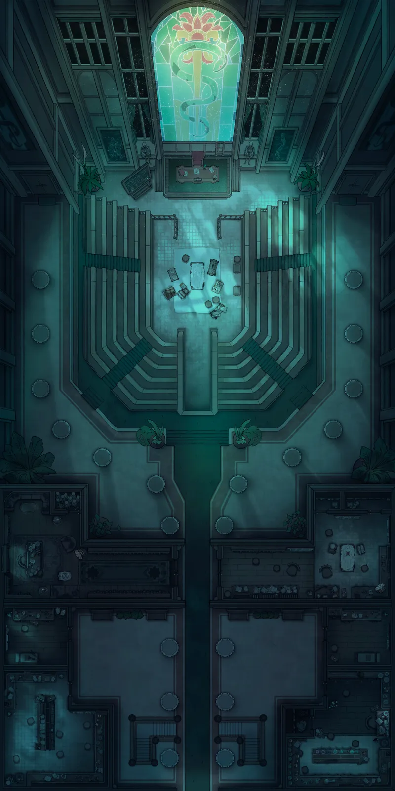 Experimental Surgery Theatre map, Floor 2 Magic Glass variant thumbnail