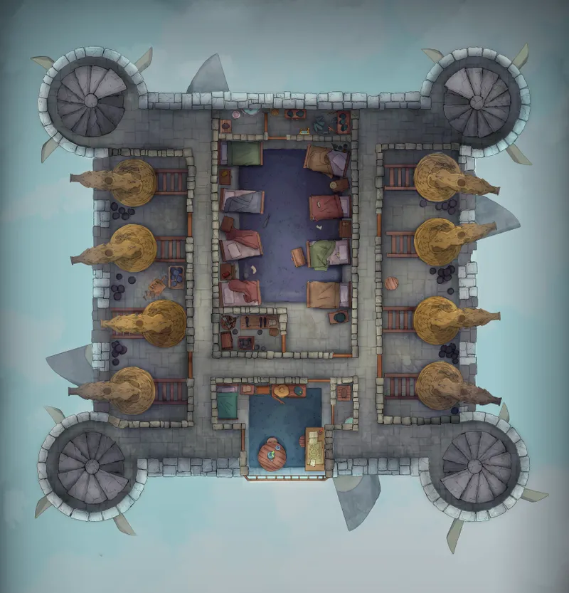 Floating Castle map, Cannon Room Day variant thumbnail