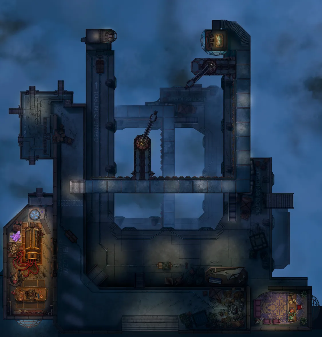 Hangar Bay map, No Ships Night variant thumbnail