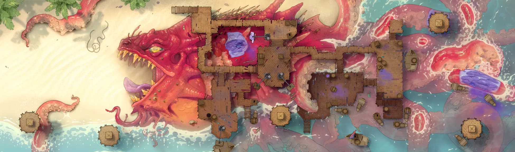 Beached Kraken map, Scavenger Docks Day variant thumbnail