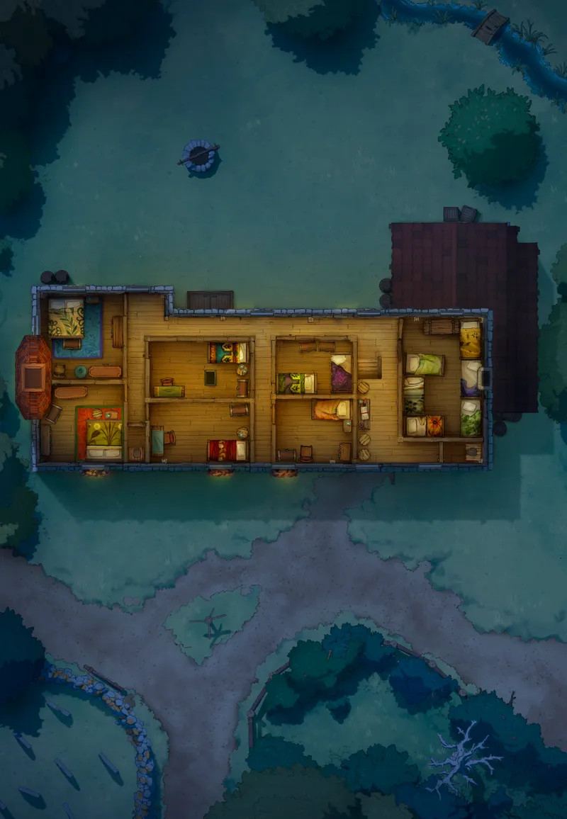Ages of the Vale: Public House map, Upstairs Original Night variant thumbnail