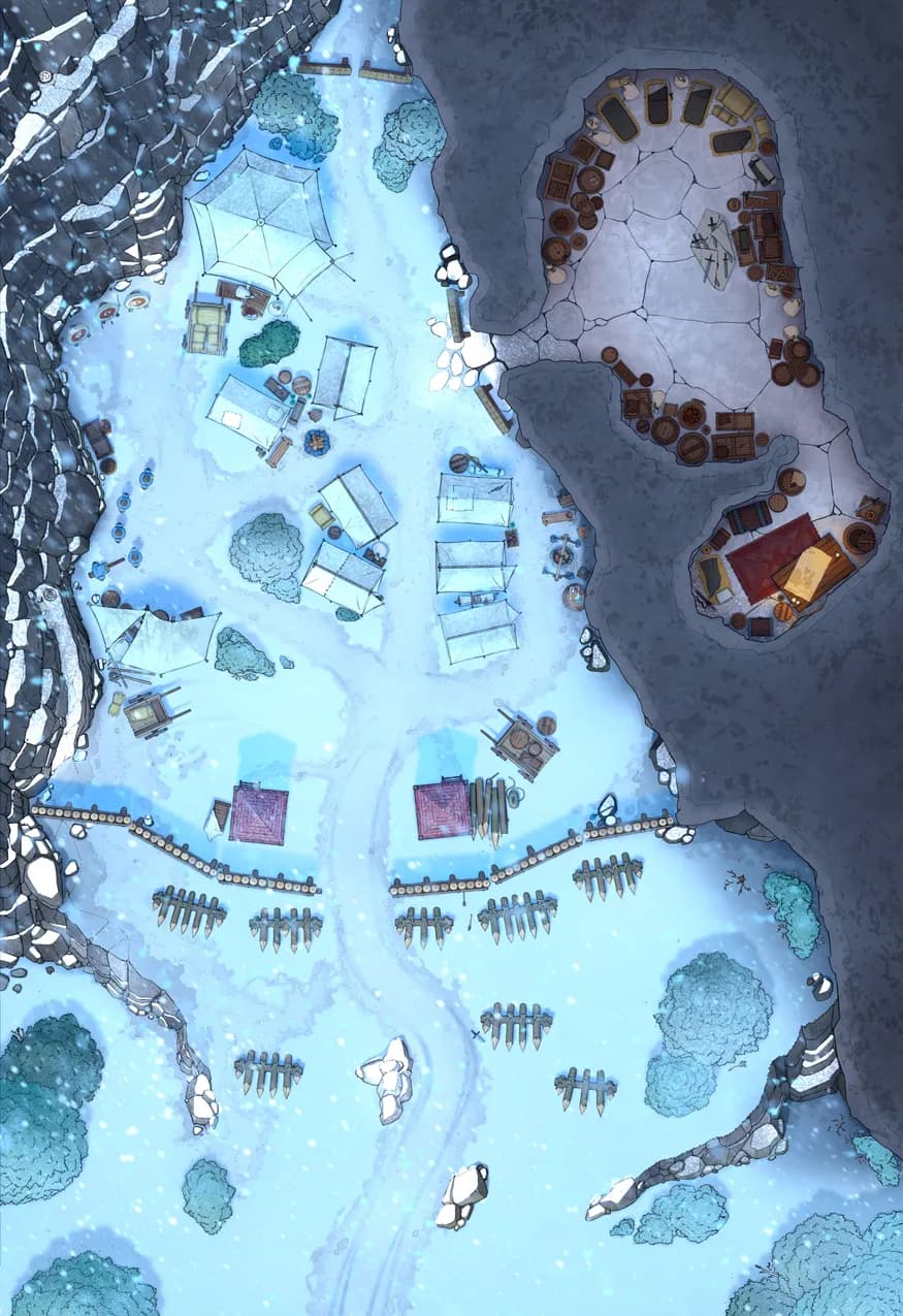 Rebel Camp map, Winter Day variant thumbnail