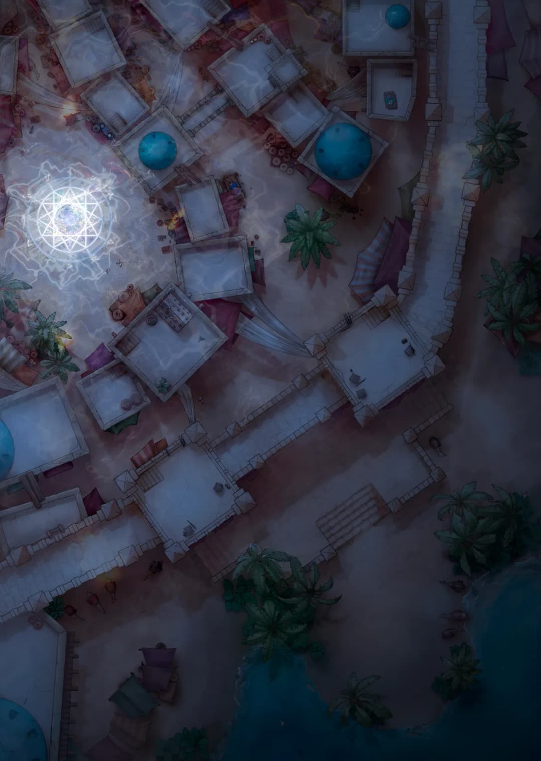 Oasis City map, Unstable Spell variant