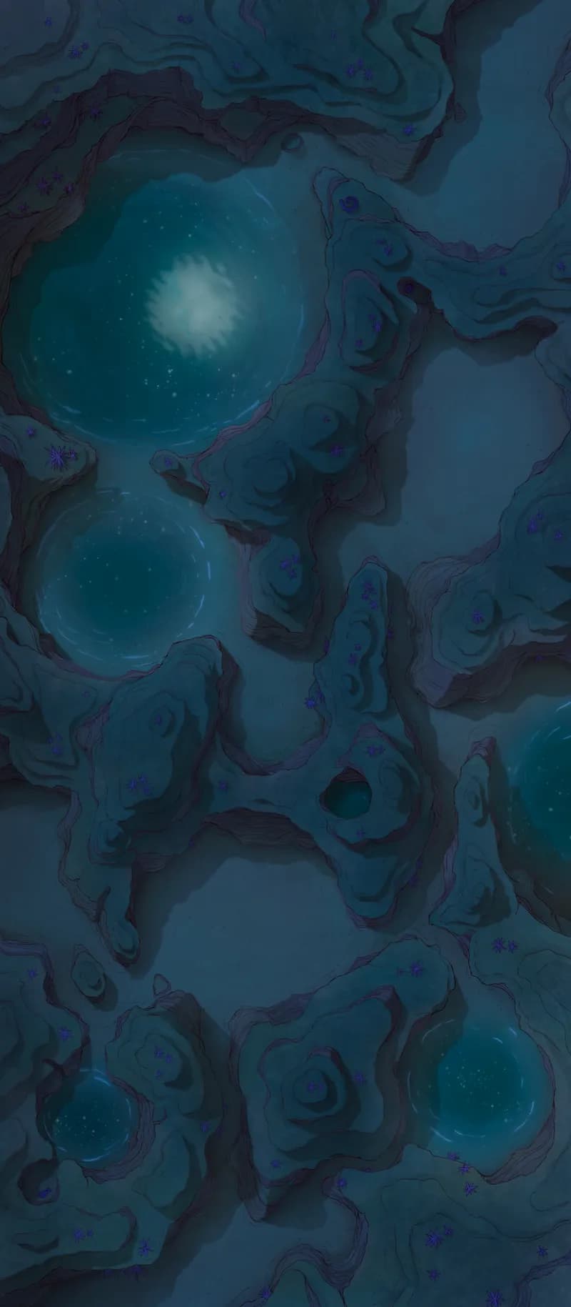 Antlion Canyon map, Grassland Night variant thumbnail