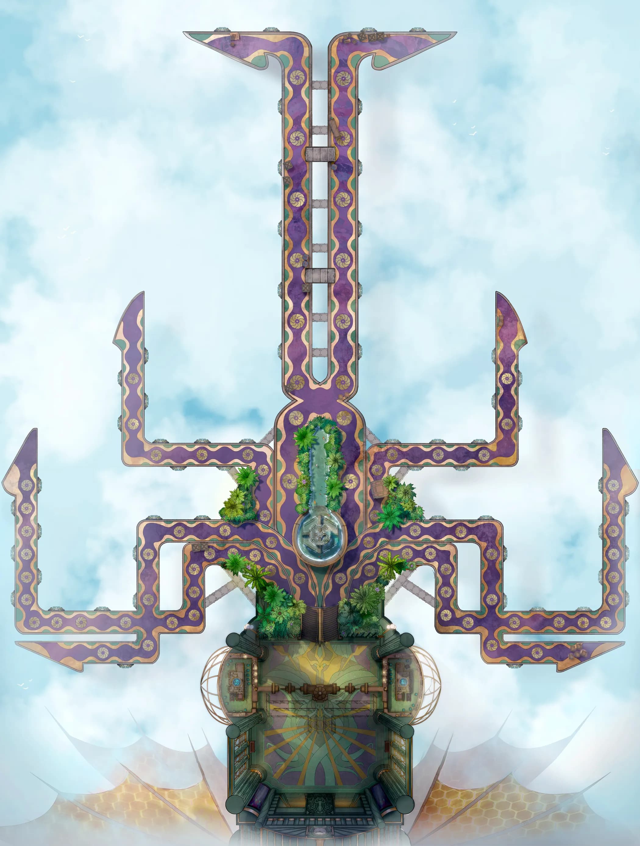 Airship Port map, Original Day variant thumbnail