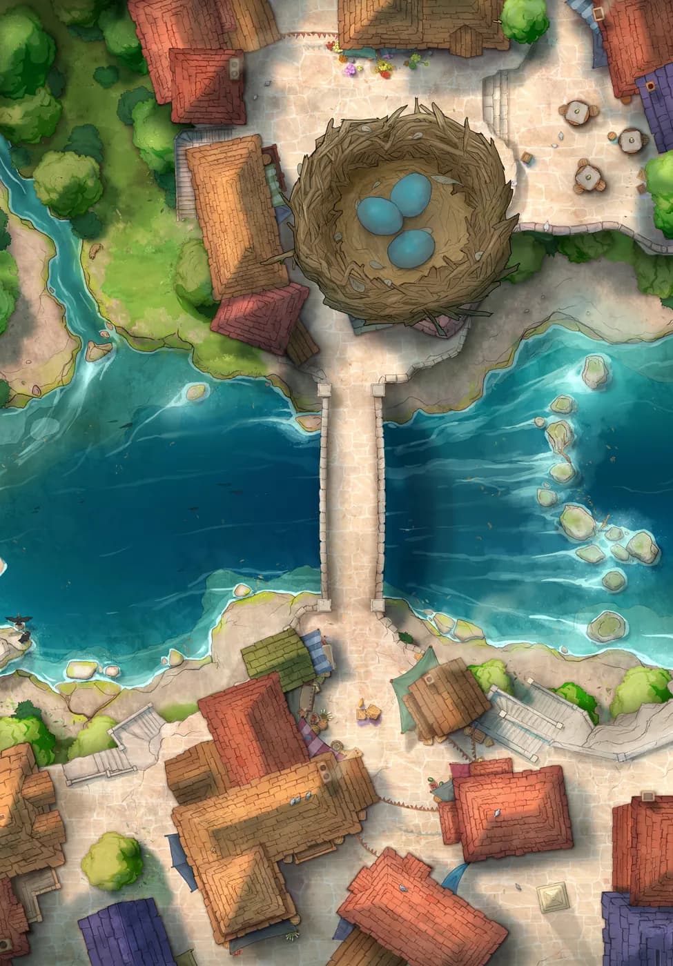Bridge Town map, Big Nest Eggs Day variant thumbnail