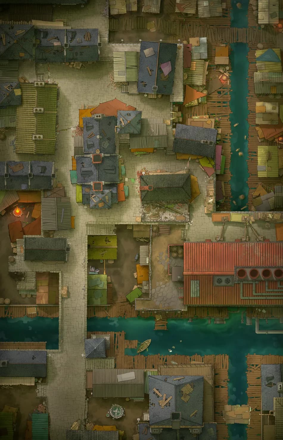 Slum District map, Clean Day variant thumbnail
