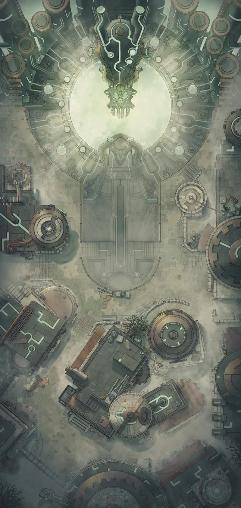 Warforged City Centre map, Fog variant thumbnail