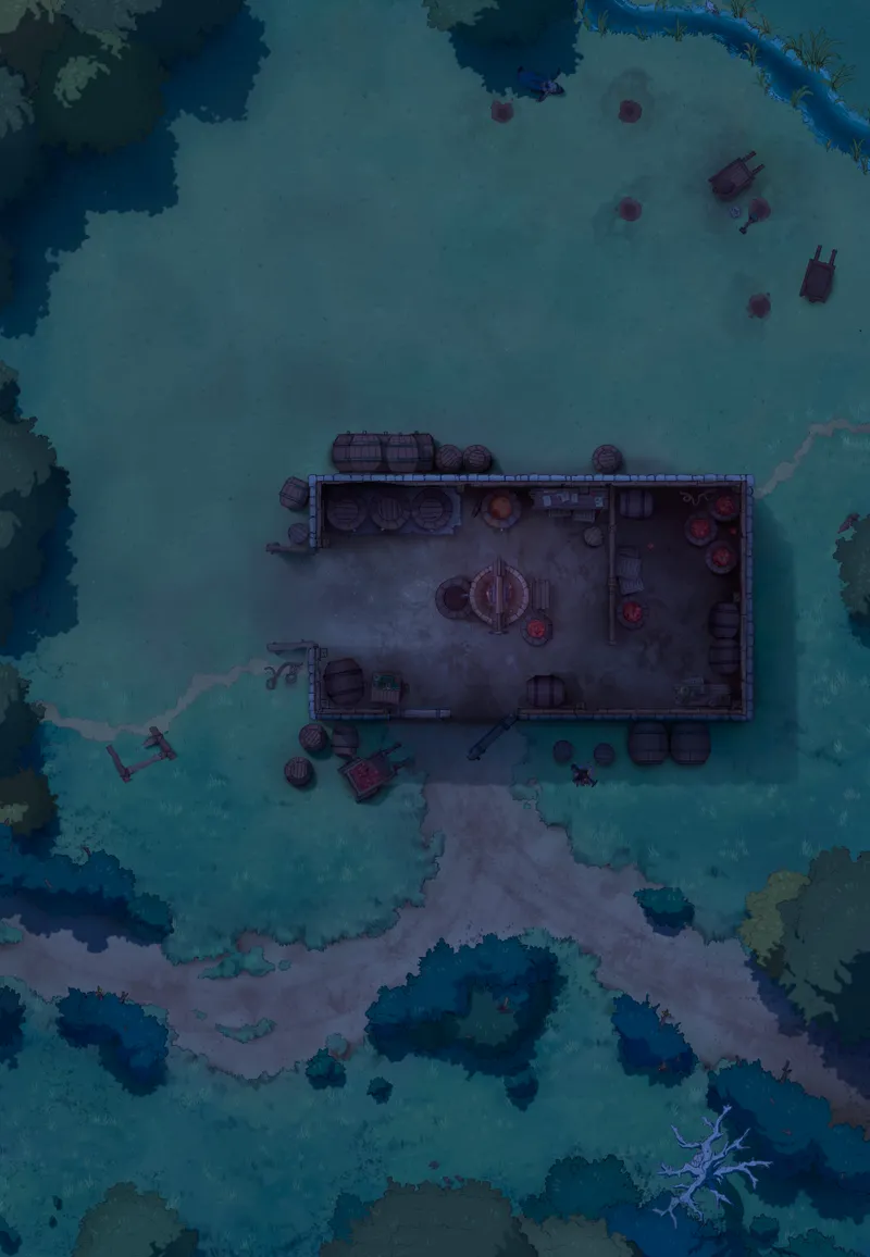 Ages of the Vale: Apple Press map, Indoors New Beginnings Night variant thumbnail